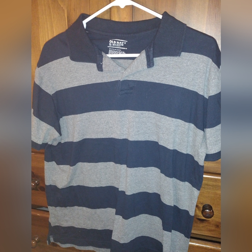 Striped old navy medium polo